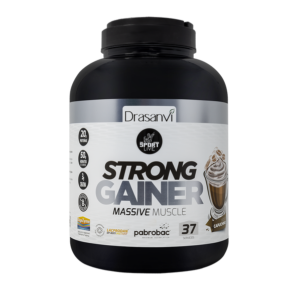 Strong Gainer Cappuccino 3kg - Sport Live