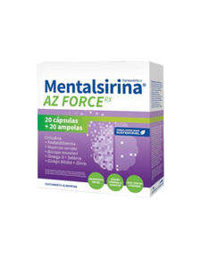 Mentalsirina Az Force 20 Cápsulas + 20 Ampolas - Farmodiética - Crisdietética