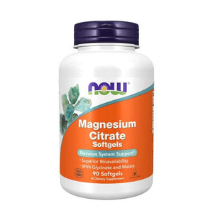 Magnesium Trio Citrate, Malate e Glycinate 90 Cápsulas - Now - Crisdietética