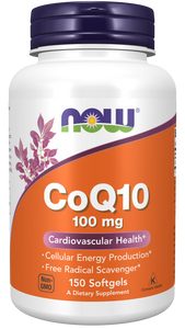 Coenzima Q10 100mg 150 Cápsulas- Now - Crisdietética