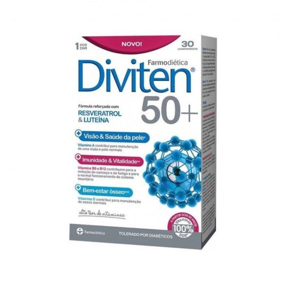 Diviten 50+  30 Comprimidos - Farmodietica - Crisdietética