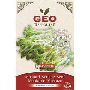 Sementes para Germinar Mostarda Bio 50g - Bavicchi - Crisdietética