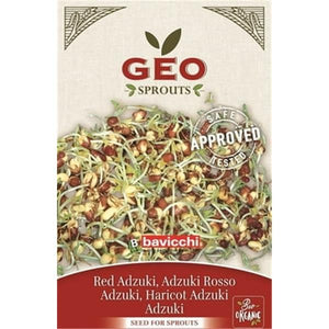 Sementes para Germinar Feijão Vermelho Azuki Bio 90g - Bavicchi - Crisdietética