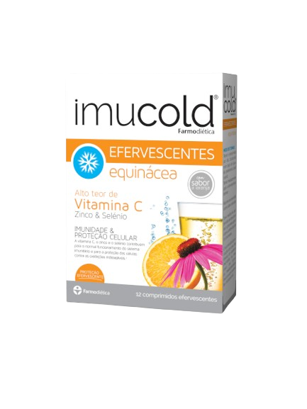 Imucold Efervescente 12 Comprimidos - Farmodietica - Crisdietética