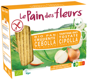 Pão Flores Cebola Sem Glúten Bio 150g - Le Pain Des Fleurs - Crisdietética