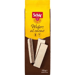 Wafers com Creme de Cacau S/ Glúten  125g - Schar - Crisdietética