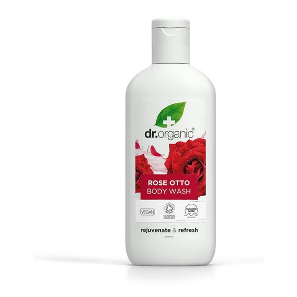 Gel de Duche Rosa Damascena Bio  250ml - Dr.Organic - Crisdietética