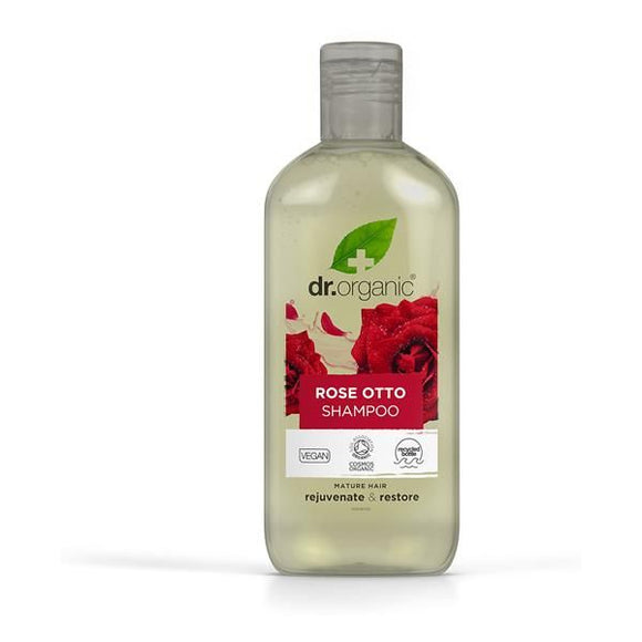 Champô Rosa Damascena Bio 265ml - Dr.Organic - Crisdietética