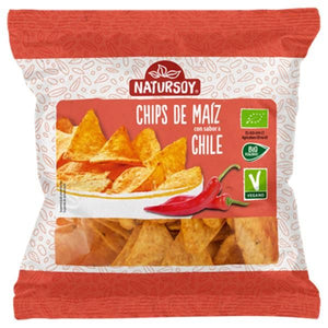 Tiritas de Milho e Chili Biológico 75g - Natursoy - Crisdietética