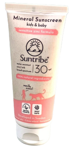 Protetor Solar Mineral Natural Infantil Baunilha FPS 30 (100 ml) - Suntribe - Crisdietética