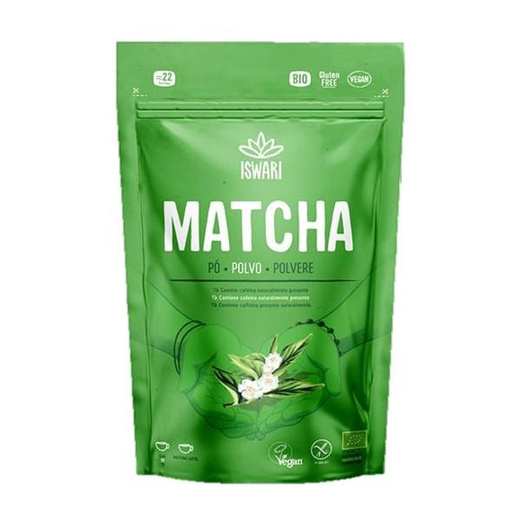 Matcha em Pó Bio 70g - Iswari - Crisdietética