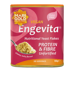 Engevita Flocos de Levedura Nutricional com Proteína e Fibra 100gr- MariGold - Crisdietética