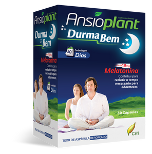 Ansioplant Durma Bem 30 Cápsulas - C.H.I - Crisdietética
