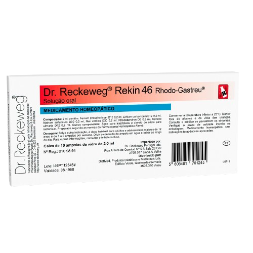 Dr. Reckeweg Rekin 46 - 10 x 2 ml Ampolas