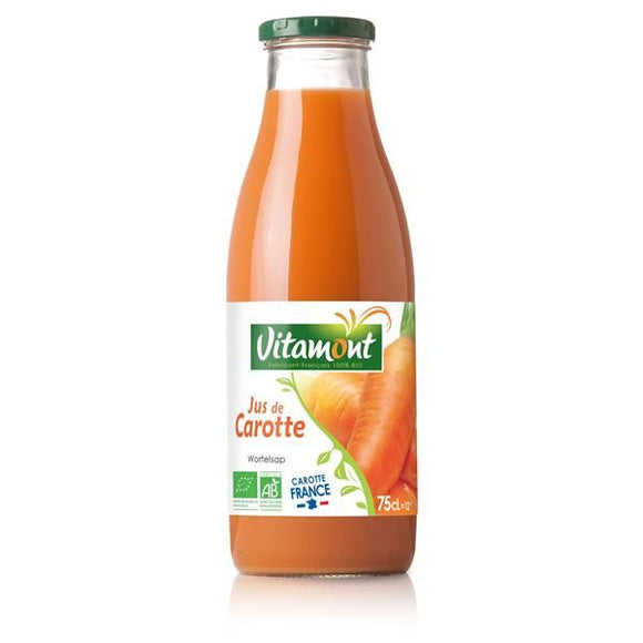 Sumo Biológico de Cenoura 750ml - Vitamont - Crisdietética