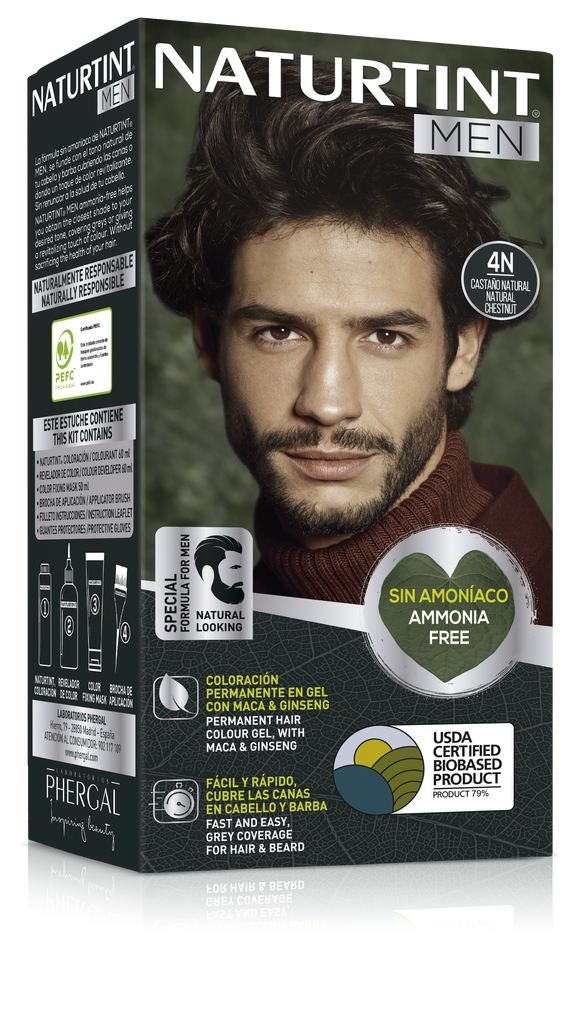 Coloração Permanente Homem  5 N Castanho Claro - Naturtint