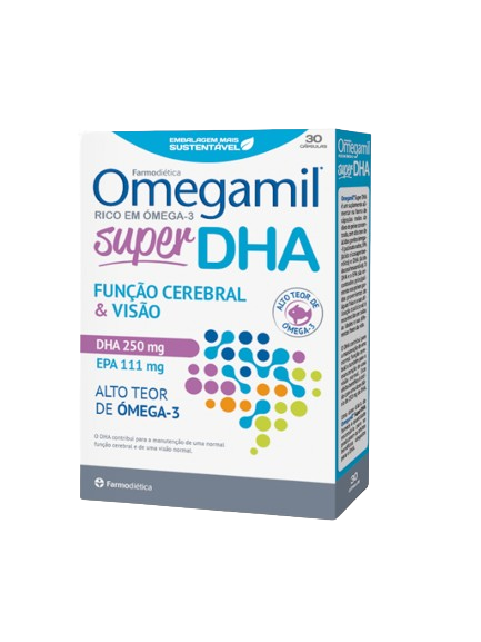 Omegamil Super DHA 30 Cápsulas - Farmodiética - Crisdietética