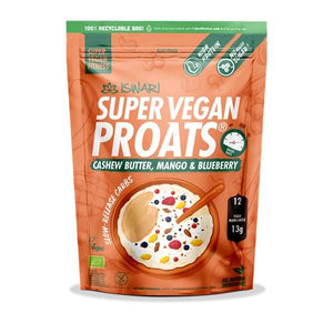 Super Vegan Proats Caju, Manga e Mirtilo Bio 750g- Iswari - Crisdietética