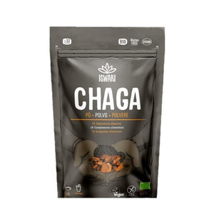 Cogumelo Chaga em Pó Bio 100g- Iswari - Crisdietética