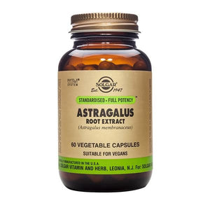 Astragalus Root Extract 60 Cápsulas - Solgar - Crisdietética