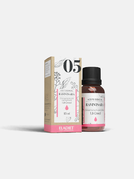 Óleo Essencial 05 Ravintsara Canforeira Bio 15ml- Eladiet - Crisdietética