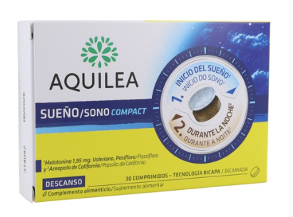 Aquilea Sono Compact 30 Comp. - Uriach - Crisdietética