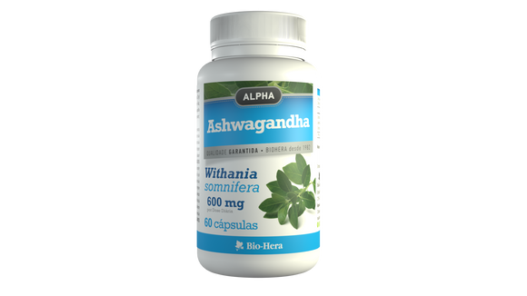 Ashwagandha 600mg 60 Cápsulas - Alpha - Crisdietética