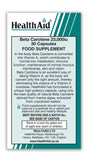 Beta Carotene 30 Cáps - Europerfil - Crisdietética