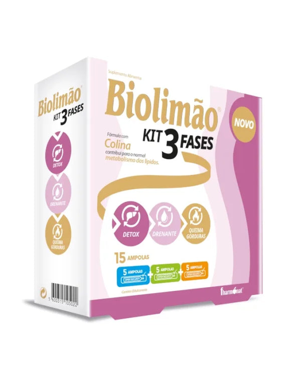 Biolimão KIT 3 Fases – 15 ampolas – Fharmonat