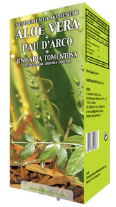 Aloé Vera + Pau d`Arco + Uncaria Tomentosa 500 ml - JGC - Crisdietética