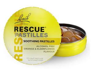 Rescue Laranja-Sabugueiro Pastilhas 50 gr - Bach - Crisdietética