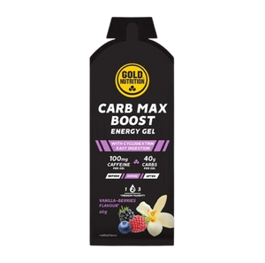 Carb Max Boost Energy Gel Baunilha & Frutos Vermelhos 60 Gr - GoldNutrition - Crisdietética