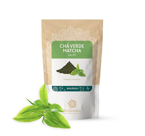 Chá Verde Matcha em Pó 125g - Biosamara - Crisdietética