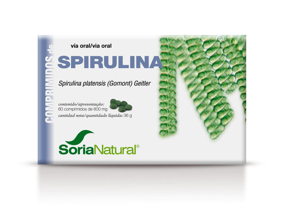 Spirulina 60 comprimidos - Soria Natural - Crisdietética