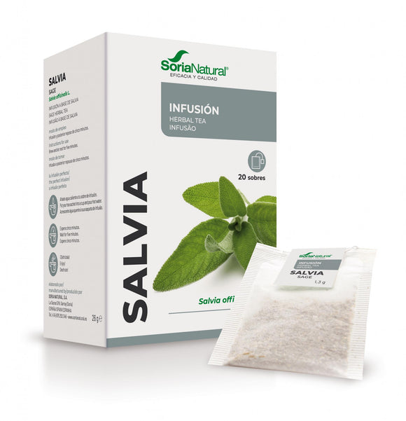 Infusão Salva 20 saquetas - Soria Natural