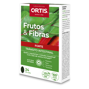 Frutos e Fibras Forte 24 Comprimidos - Ortis