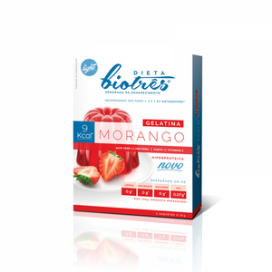 Gelatina Light Morango 2*15 gr - Biotrês