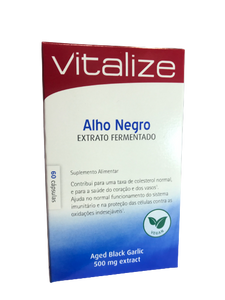 Alho Negro 500mg 60 Cápsulas - Vitalize - Crisdietética