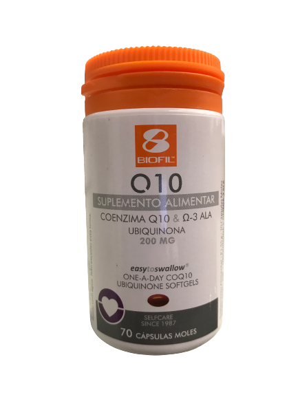 Q10 200mg 70 Cápsulas - Biofil - Crisdietética