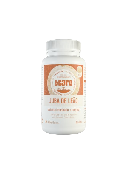 Bcare Juba de Leão 60 Cápsulas - Bio-hera - Crisdietética