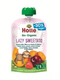 Puré de Batata doce Ameixa Abóbora e Morango 100 Gr - Holle