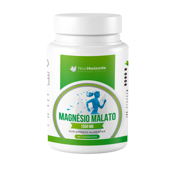 Magnésio Malato 180 Comprimidos - Novo Horizonte