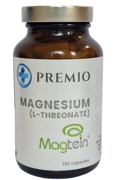 Magnésio L-Threonato 120 Cápsulas - Premio Magtein