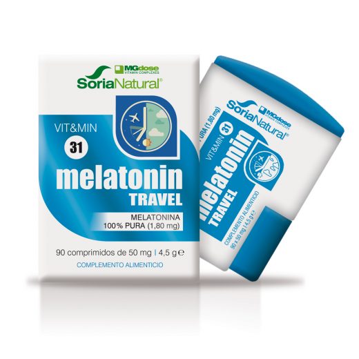 Melatonin Travel 90 comp - Soria Natural - Crisdietética