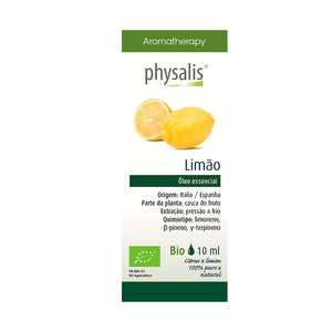 Óleo Essencial Limão 10ml - Physalis - Crisdietética