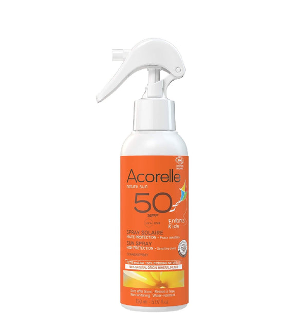 Protetor Solar em Spray para Crianças SPF50 Bio 150ml -  ACORELLE
