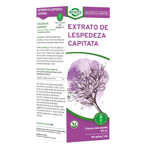 Extrato de Lespedeza Capitata Gotas - Solvex - Crisdietética