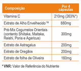 Fórmula 103 Immune 100 cápsulas - Kyolic - Crisdietética