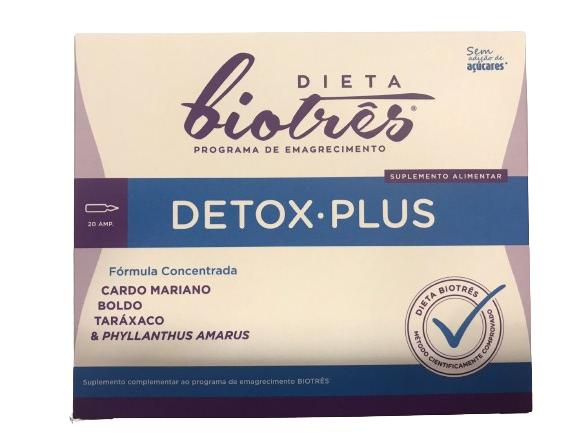 DeTox*Plus 20 ampolas - Biotrês