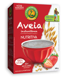 Aveia Nutritiva Instantânea 500g- Cem porcento - Crisdietética